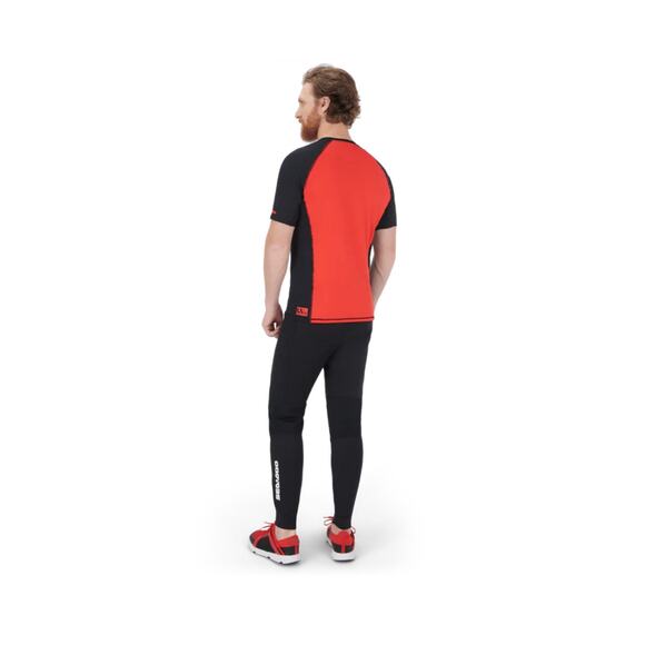 Sea Doo short sleeve performance men’s rashguard lava red - Picture 2 of 2